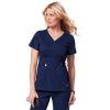 Healthcare Koi Scrub Tops | Koi Katelyn Mock Wrap Scrub Top