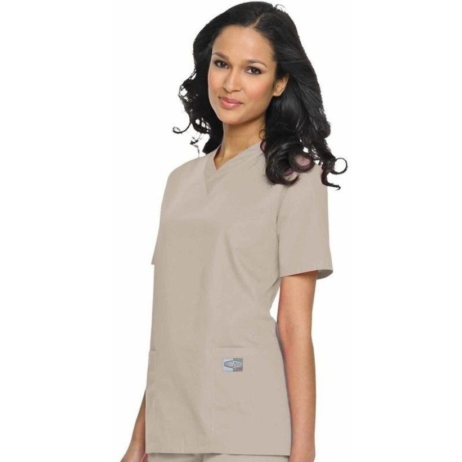 Healthcare Scrub Zone Scrub Tops | Scrub Zone Ladies V-Neck Tunic Scrub Top