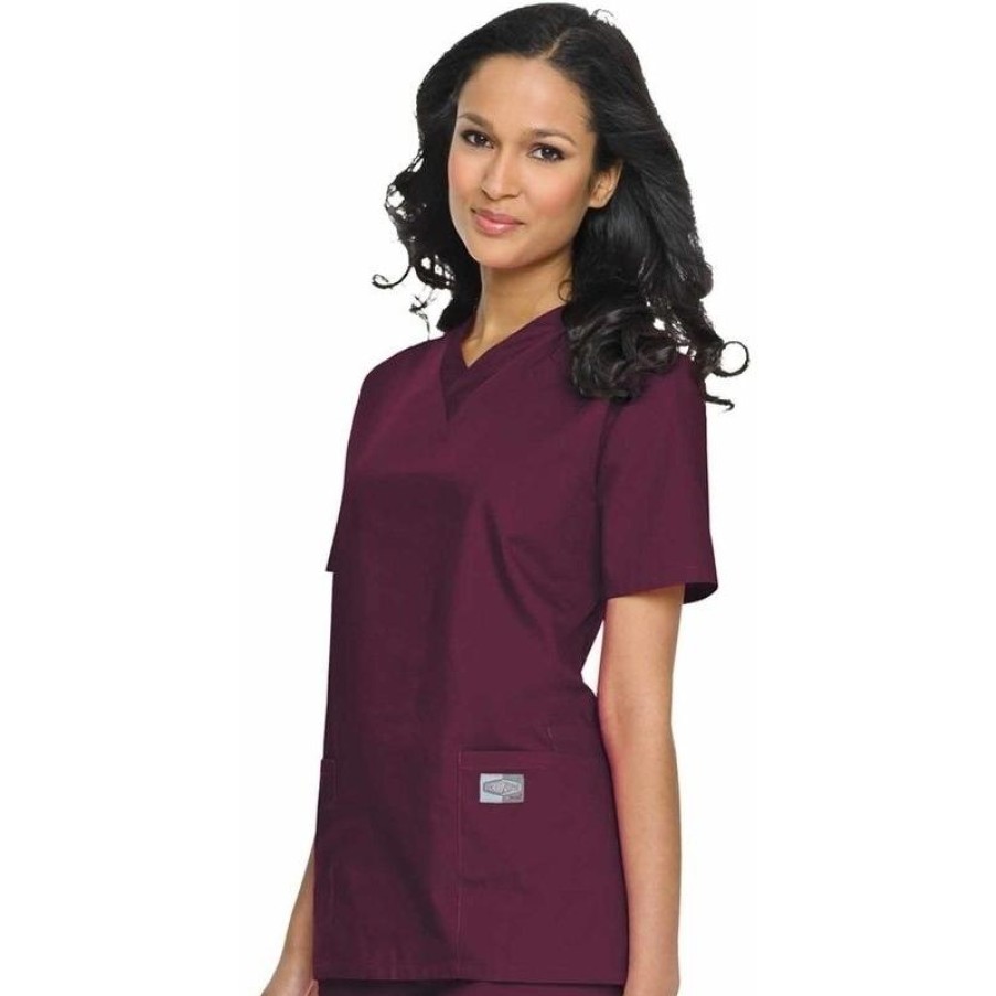 Healthcare Scrub Zone Scrub Tops | Scrub Zone Ladies V-Neck Tunic Scrub Top