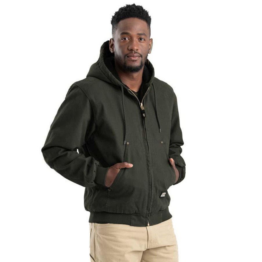 Outerwear Berne Jackets | Berne Washed Hooded Jacket