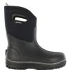 Footwear Bogs Rubber Boots | Bogs Men'S 10" Classic Ultra Mid Waterproof Insulated Rubber Boot Black