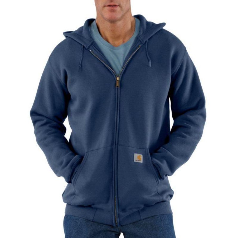 Outerwear Carhartt Hoodies | Carhartt Men'S Midweight Hooded Zip-Front Sweatshirt