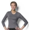 Healthcare WonderWink Layers Tees & Layering Pieces | Wonderwink Layers Women'S Silky Long Sleeve T-Shirt