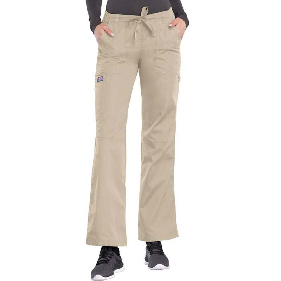 Healthcare Cherokee Workwear Scrub Pants | Cherokee Workwear Drawstring Cargo Scrub Pants - Tall