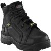 Footwear Rockport Met Guard | Rockport Women'S 6-Inch More Energy Metatarsal Guard Comp Toe Boots Black