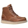 Footwear Timberland Pro Work Boots | Timberland Pro Men'S Barstow Wedge 6-Inch Moc Boots Rust