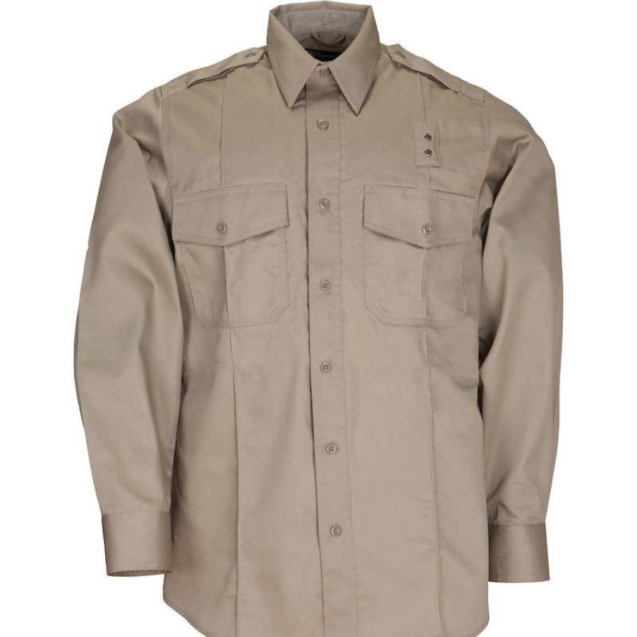 Workwear 5.11 Tactical Work Shirts | 5.11 Tactical Men'S Long Sleeve A-Class Pdu Twill Shirt