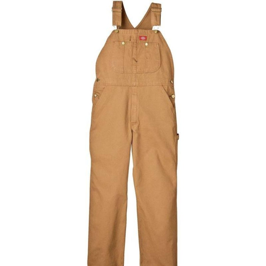 Outerwear Dickies Bib Overalls | Dickies Duck Bib Overalls Brown Duck