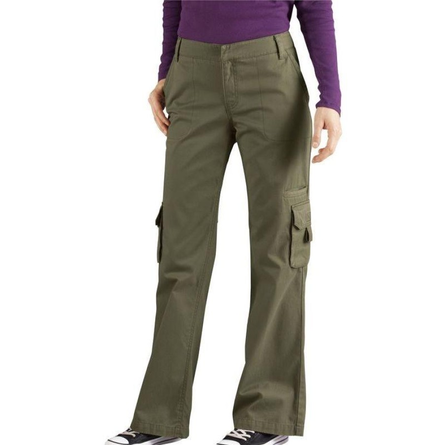 Workwear Dickies Work Pants | Dickies Women'S Relaxed Fit Cargo Pants