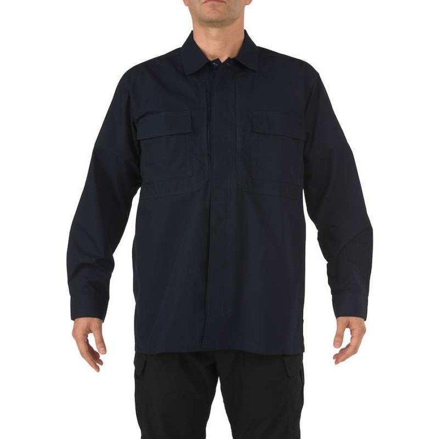 Workwear 5.11 Tactical Work Shirts | 5.11 Tactical Long Sleeve Ripstop Tdu Shirt