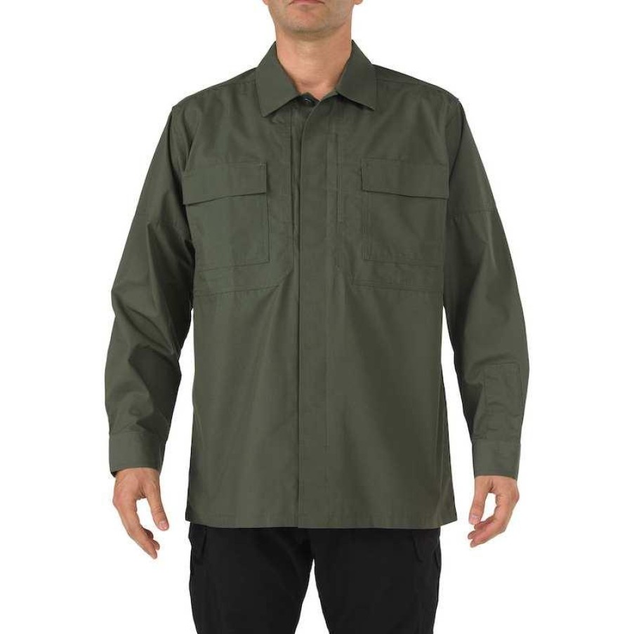 Workwear 5.11 Tactical Work Shirts | 5.11 Tactical Long Sleeve Ripstop Tdu Shirt