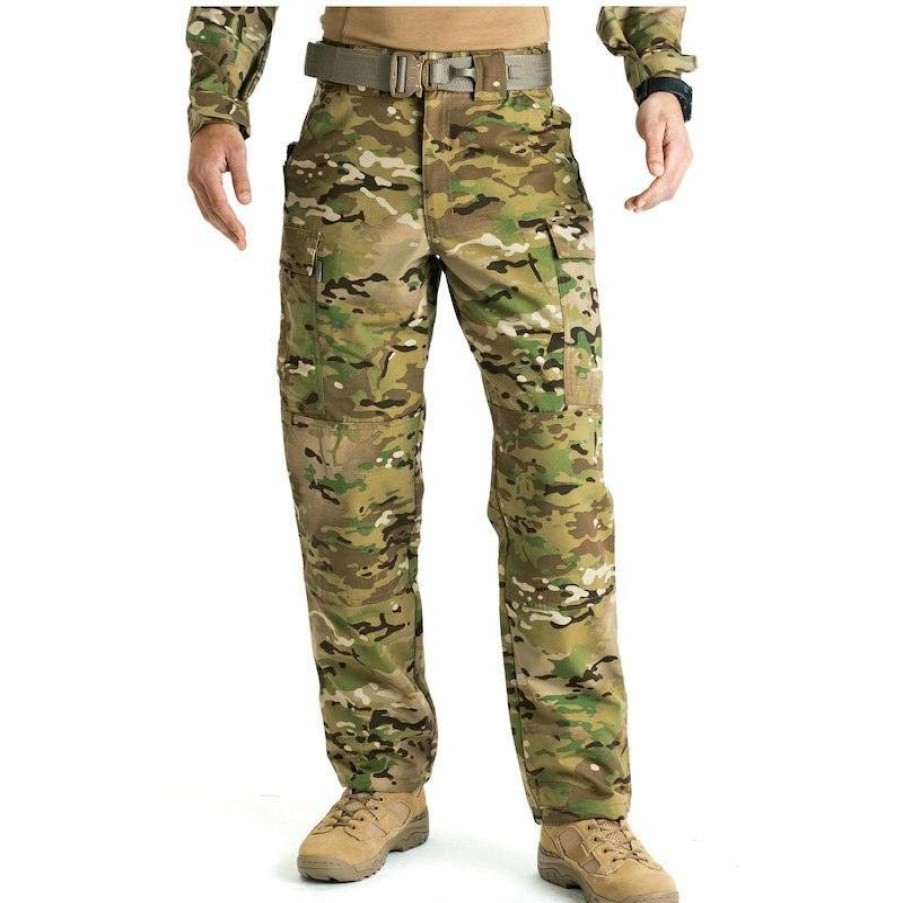 Workwear 5.11 Tactical Work Pants | 5.11 Tactical Men'S Multicam Tdu Cargo Pants Camouflage