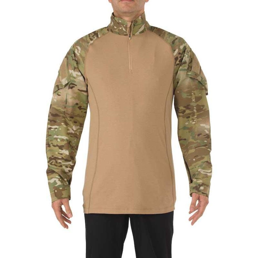 Workwear 5.11 Tactical Work Shirts | 5.11 Tactical Rapid Assault Shirt Multicam Camouflage