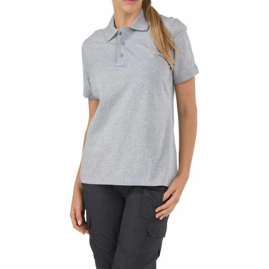 Workwear 5.11 Tactical Polo Shirts | 5.11 Tactical Women'S Short Sleeve Tactical Polo