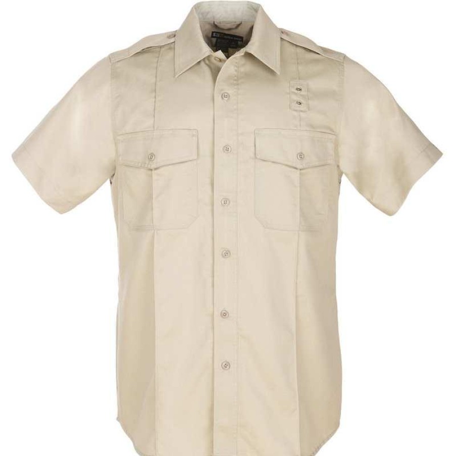 Workwear 5.11 Tactical Work Shirts | 5.11 Tactical Men'S Pdu Short Sleeve Twill Class A Shirt