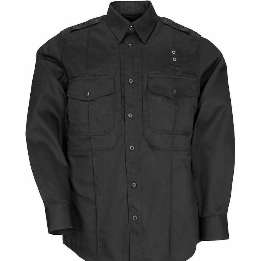 Workwear 5.11 Tactical Work Shirts | 5.11 Tactical Men'S Pdu Long Sleeve Twill Class B Shirt