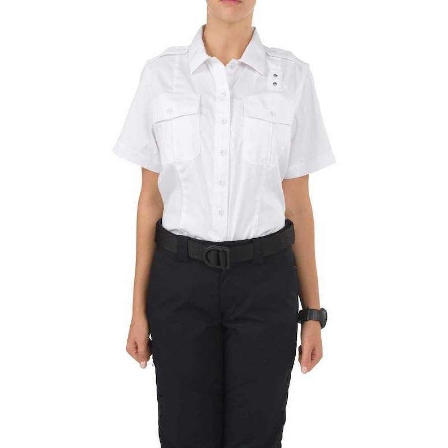 Workwear 5.11 Tactical Work Shirts | 5.11 Tactical Women'S Pdu Short Sleeve Twill Class A Shirt