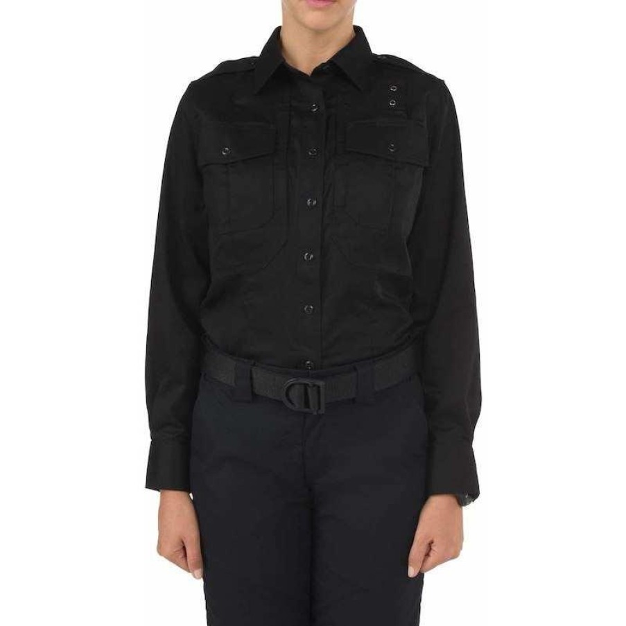 Workwear 5.11 Tactical Work Shirts | 5.11 Tactical Women'S Pdu Long Sleeve Twill Class B Shirt