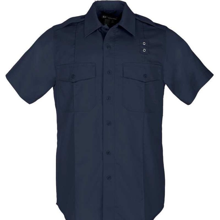 Workwear 5.11 Tactical Work Shirts | 5.11 Tactical Men'S A Class Taclite Pdu Short Sleeve Shirt