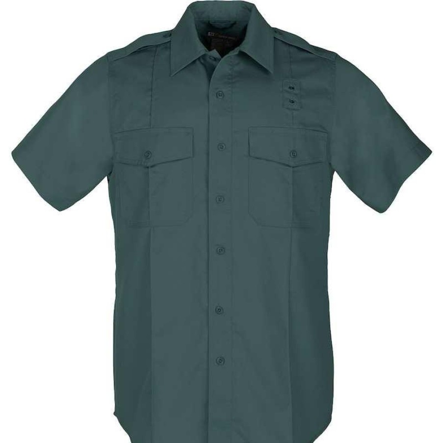 Workwear 5.11 Tactical Work Shirts | 5.11 Tactical Men'S A Class Taclite Pdu Short Sleeve Shirt