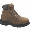 Footwear Wolverine Steel Toe | Wolverine Mckay 6-Inch Waterproof Steel Toe Metatarsal Guard Boots Brown