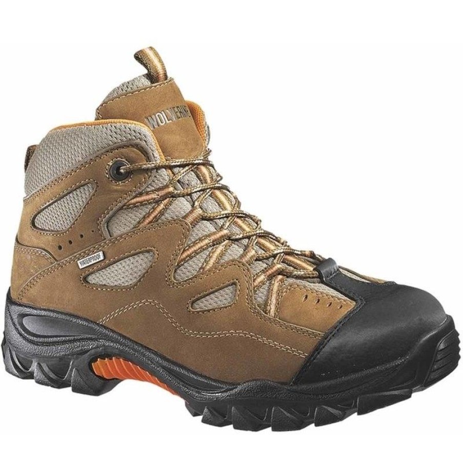 Footwear Wolverine Steel Toe | Wolverine Durant Steel Toe Waterproof Hiking Boots Light Brown