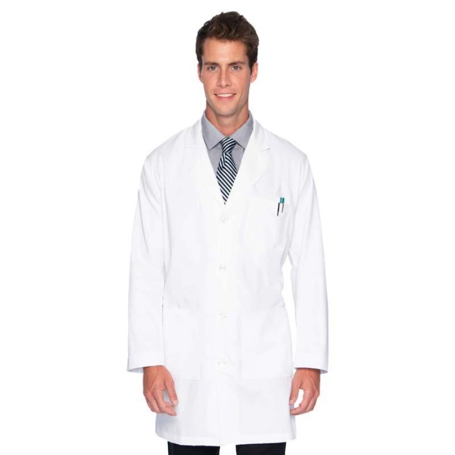 Healthcare Landau Lab Coats & Jackets | Landau Men'S Twill Lab Coat