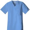 Healthcare Cherokee Workwear Stretch Scrub Tops | Cherokee Workwear Stretch Men'S Stretch V Neck Scrub Top