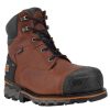 Footwear Timberland Pro Non-Slip Boots | Timberland Pro Men'S 6" Boondock Wp Ins Comp Toe Boot Brown