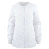 Healthcare Rx Gear Stretch Lab Coats & Jackets | Rx Gear Stretch Women'S Snap Front Warm-Up Scrub Jacket