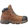 Footwear Timberland Pro Non-Slip Boots | Timberland Pro® Men'S Helix Hd 6" Composite Toe Work Boots Distressed Brown