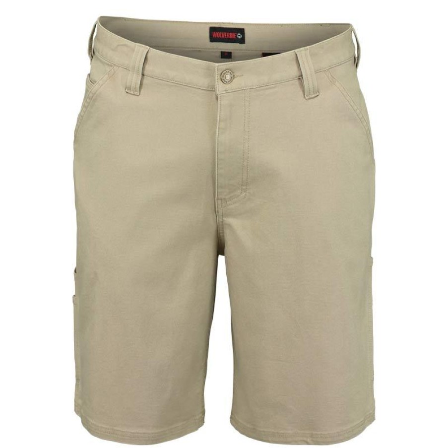 Workwear Wolverine Shorts | Wolverine Men'S Steelhead 10" Stretch Canvas Short