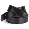 Accessories Red Kap Belts | Redkap Unisex Zeroskratch Leather Belt Black