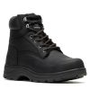 Footwear Wolverine Work Boots | Wolverine Men'S 6" Carlsbad Waterproof Soft Toe Work Boot Black