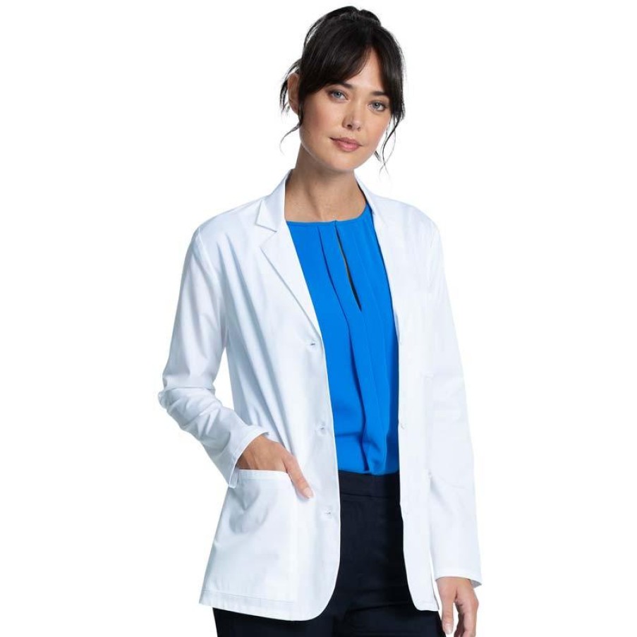 Healthcare Cherokee Lab Coats & Jackets | Cherokee Women'S 28" Consultation Lab Coat White