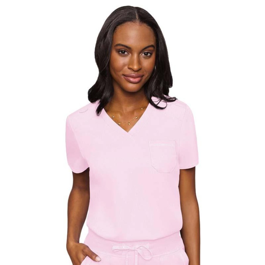 Healthcare Med Couture Touch Scrub Tops | Med Couture Touch Women'S V-Neck Tuck-In Scrub Top