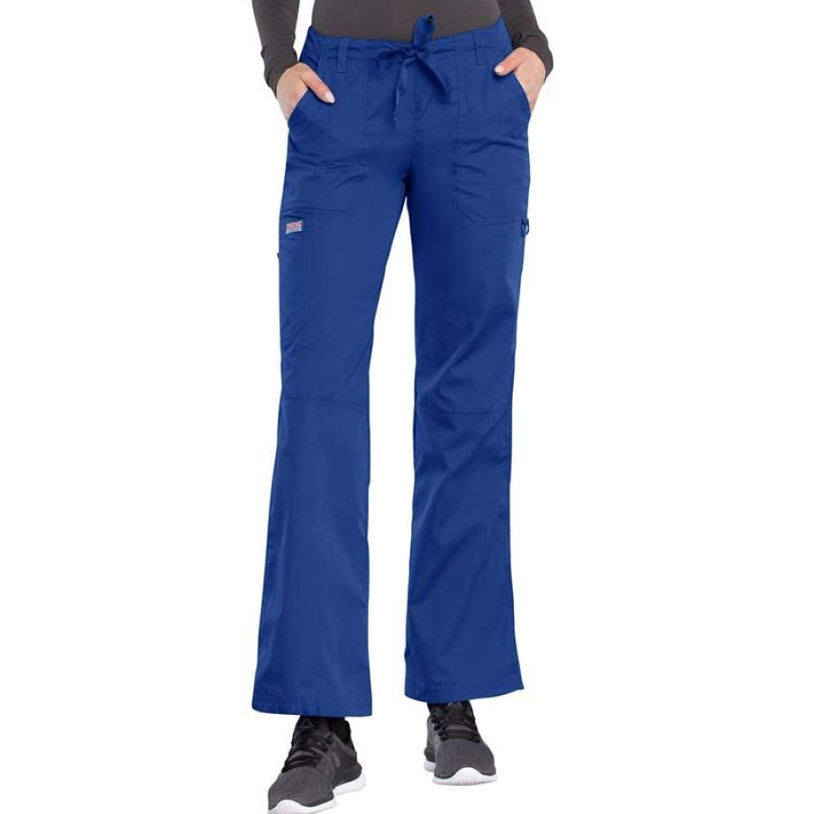 Healthcare Cherokee Workwear Scrub Pants | Cherokee Workwear Drawstring Cargo Scrub Pants