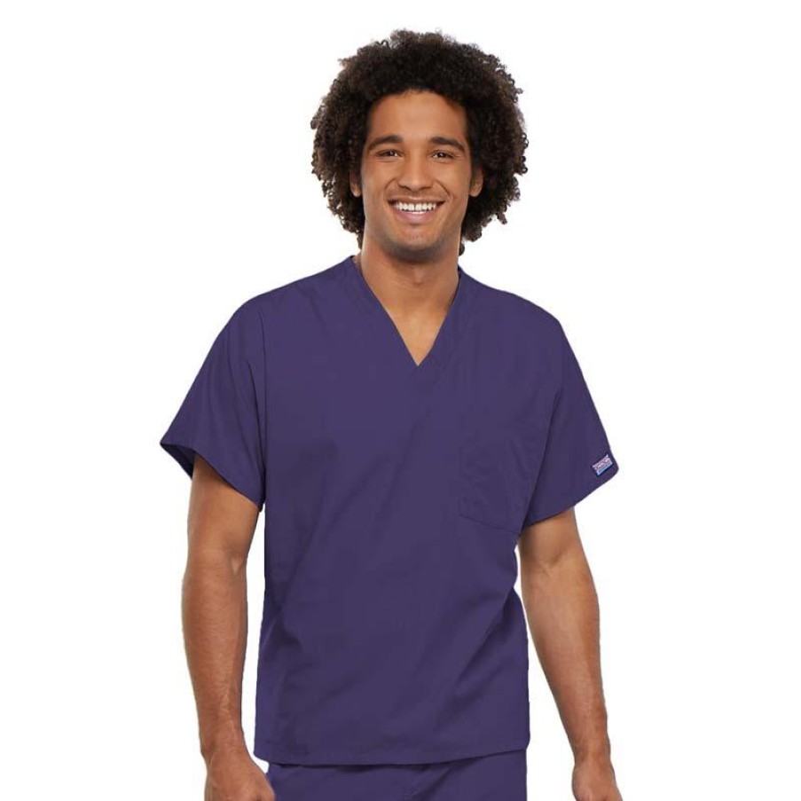 Healthcare Cherokee Workwear Scrub Tops | Cherokee Workwear Unisex V-Neck Scrub Top