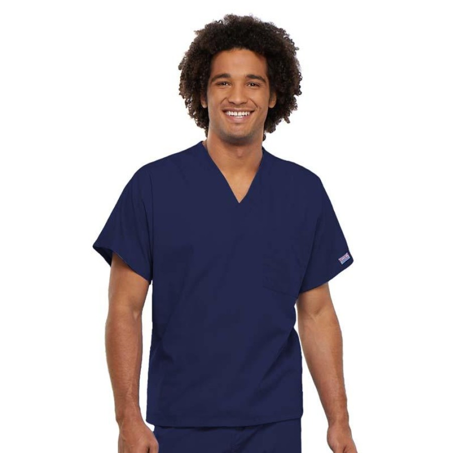 Healthcare Cherokee Workwear Scrub Tops | Cherokee Workwear Unisex V-Neck Scrub Top