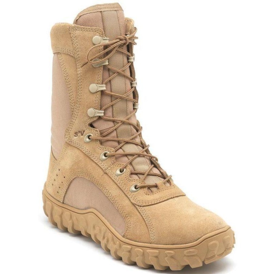 Footwear Rocky Tactical | Rocky S2V Vented Military Tactical Boots Tan