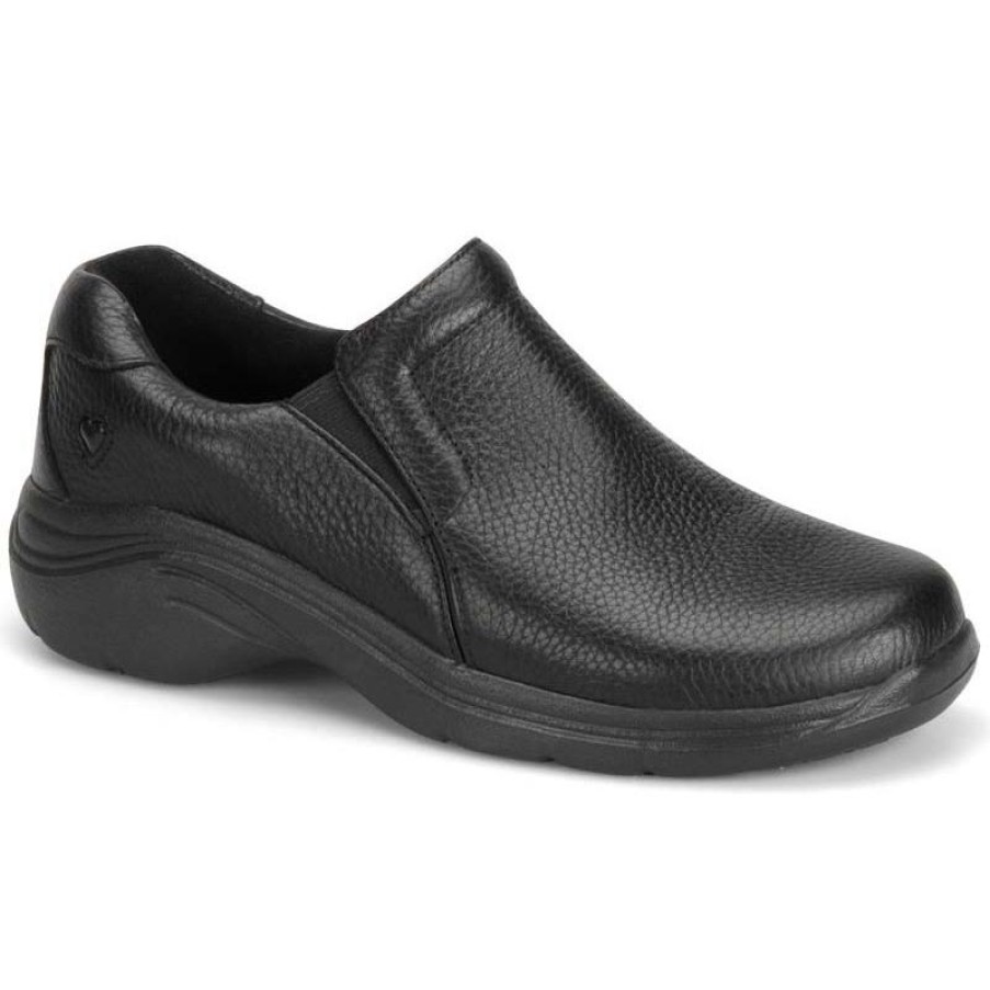 Footwear Nursemates Slip Ons | Nursemates Women'S Dove Slip On Shoes Black