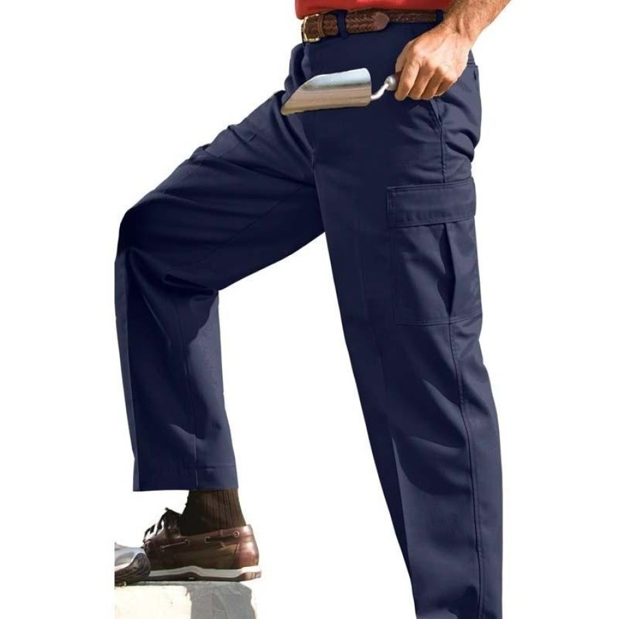 Workwear Edwards Work Pants | Edwards Men'S Flat Front Cargo Pants