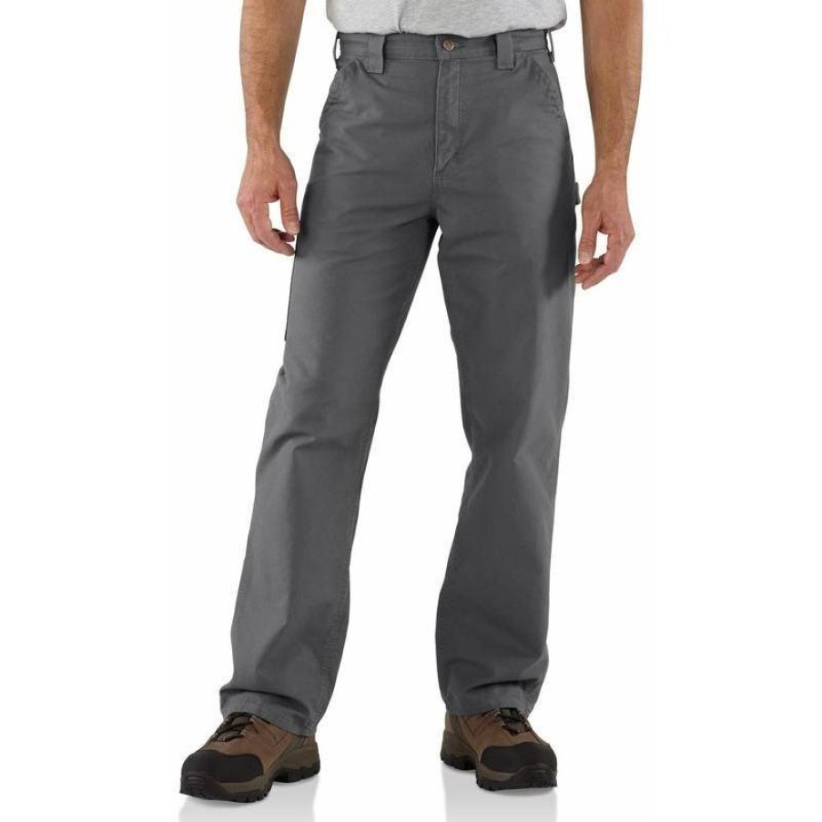 Workwear Carhartt Jeans | Carhartt Men'S Canvas Work Dungaree Pants