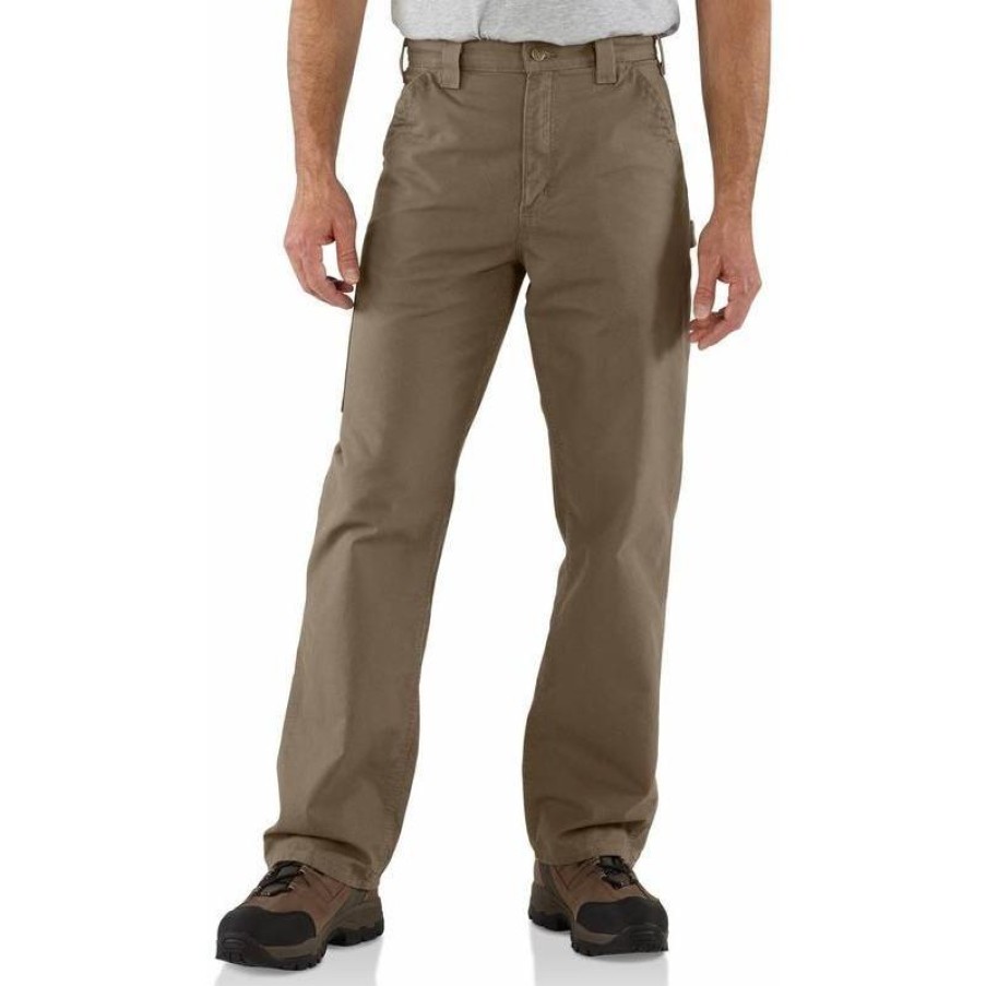 Workwear Carhartt Jeans | Carhartt Men'S Canvas Work Dungaree Pants