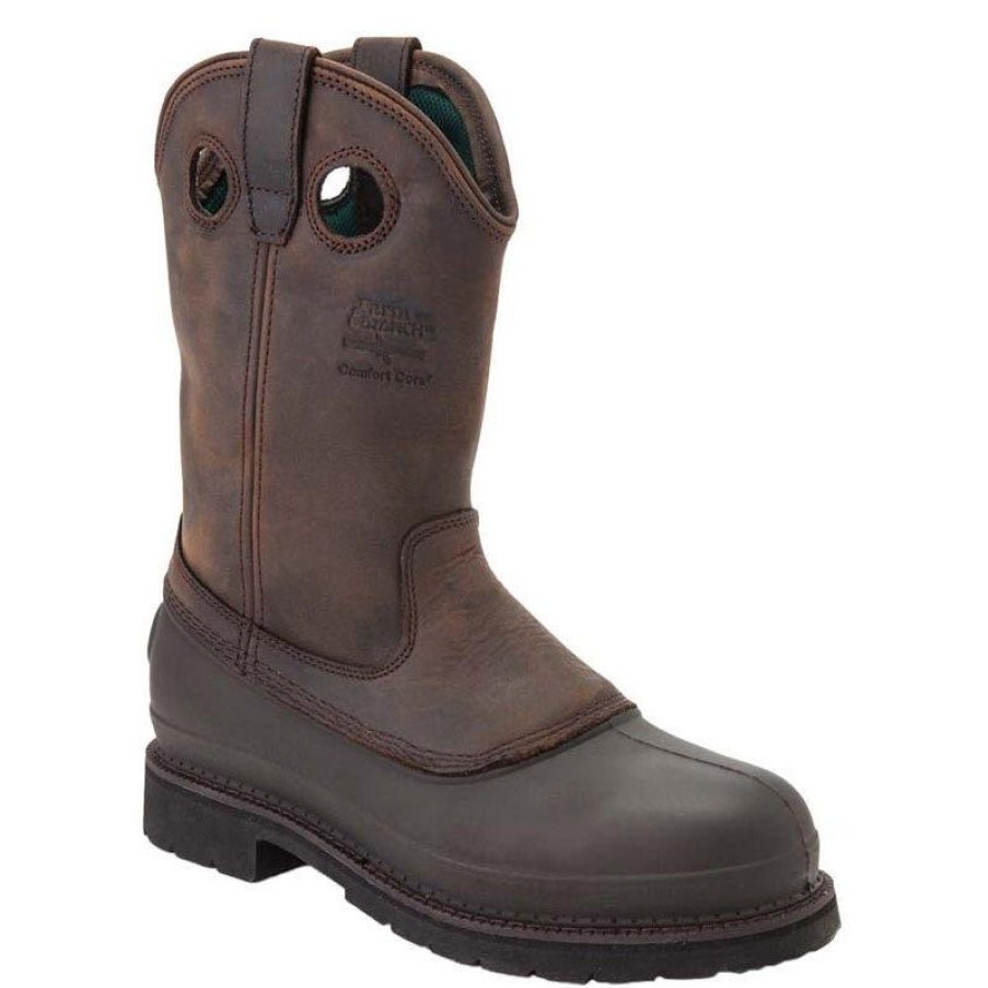 Footwear Georgia Boot Wellington | Georgia Boot 12-Inch Muddog Wellington Boots Brown