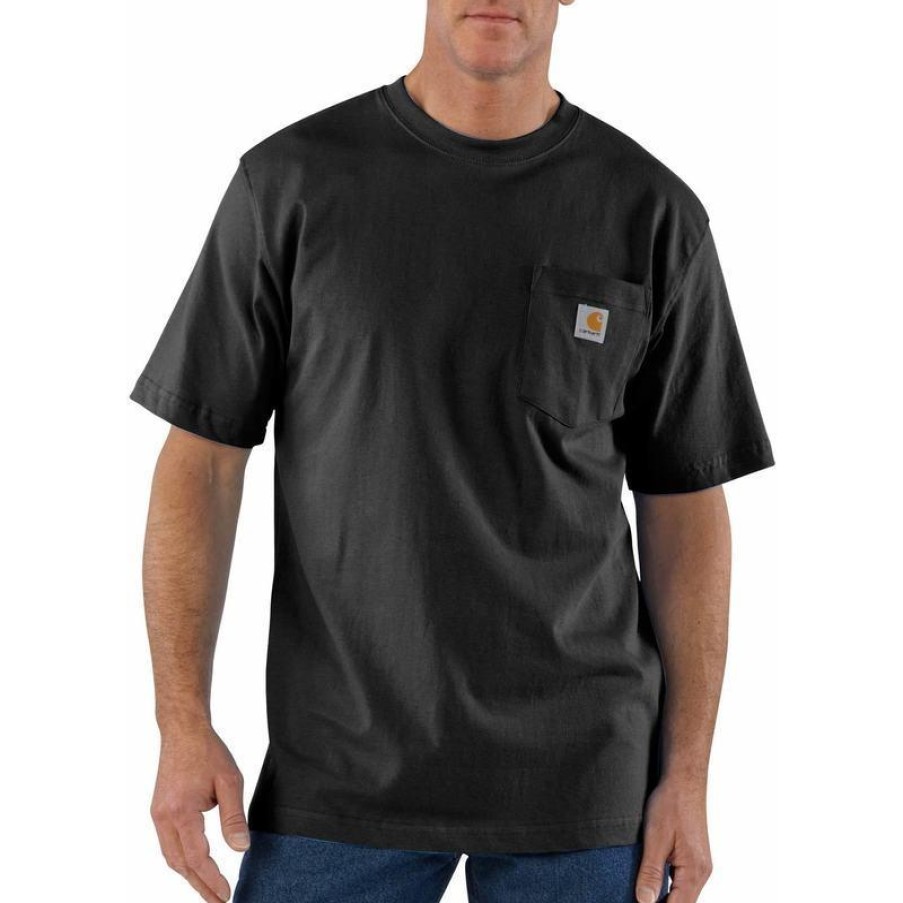 Workwear Carhartt T-Shirts | Carhartt Men'S Workwear Pocket T-Shirt