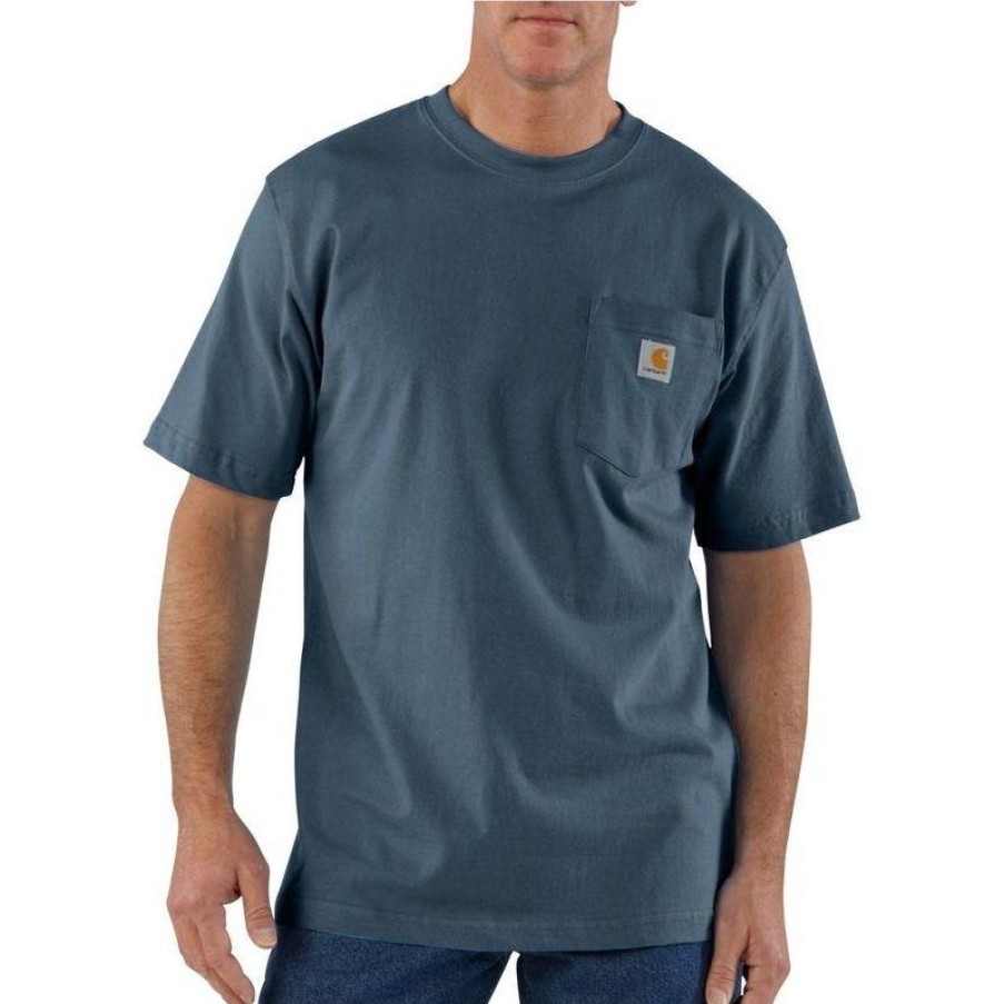 Workwear Carhartt T-Shirts | Carhartt Men'S Workwear Pocket T-Shirt