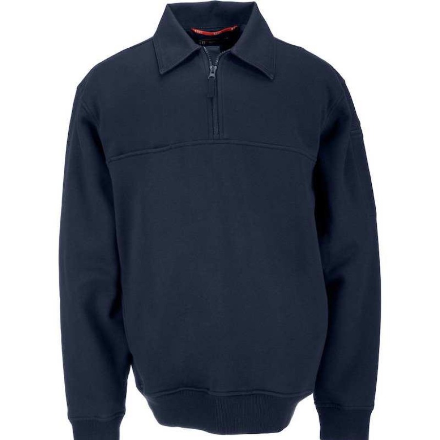 Workwear 5.11 Tactical Work Shirts | 5.11 Tactical Canvas Details Job Shirt Navy