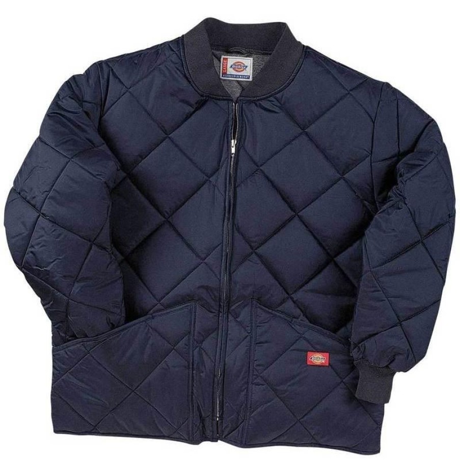 Outerwear Dickies Jackets | Dickies Men'S Diamond Quilted Nylon Jacket