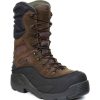 Footwear Rocky Steel Toe | Rocky Men'S Blizzardstalker Steel Toe Insulated Boots Brown